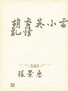 胡秀英小雷乡村乱情封面