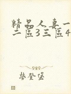 精品人妻一区2二区3三区4四区