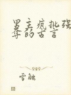 男主疯批强取豪夺的古言封面