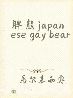 胖熊japanese gay bear gv