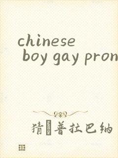 chinese boy gay pron