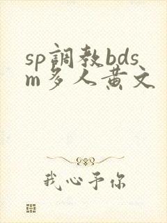 sp调教bdsm多人黄文
