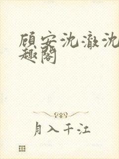 顾安沈澈沈清笔趣阁