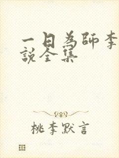一日为师李超小说全集