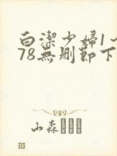 白洁少妇1~178无删节下载