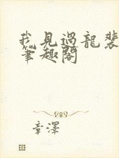 我见过龙裴不了笔趣阁