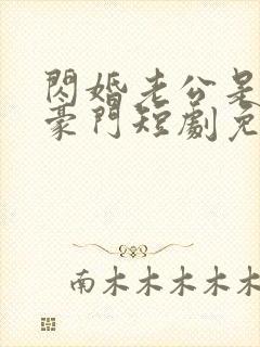 闪婚老公是超级豪门短剧免费观看封面