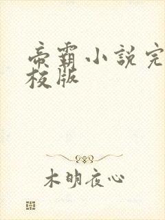 帝霸小说完整精校版