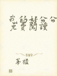 我的好公公小说免费阅读