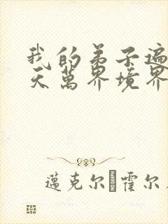 我的弟子遍布诸天万界境界划分