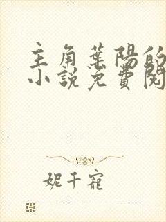 主角叶阳的官场小说免费阅读封面