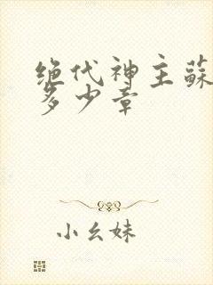 绝代神主苏莫共多少章封面