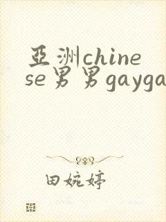 亚洲chinese男男gaygay