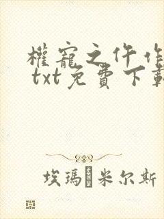 权宠之仵作医妃 txt免费下载