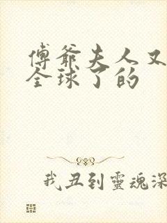 傅爷夫人又惊艳全球了的