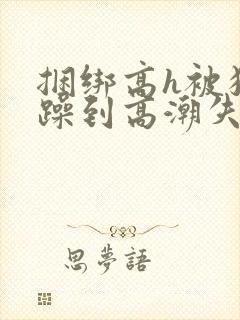 捆绑高h被狂c躁到高潮失禁小说