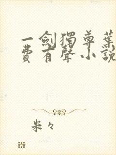 一剑独尊叶玄免费有声小说