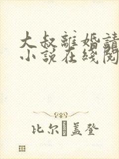 大叔离婚请签字小说在线阅读