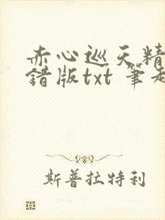 赤心巡天精校无错版txt 笔趣阁