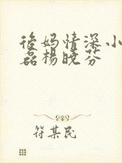 后妈情深小说王磊杨晓芬