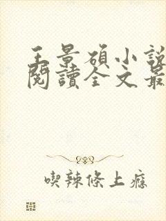 王景硕小说免费阅读全文最新章节封面