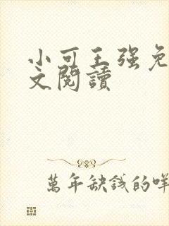 小可王强免费全文阅读封面