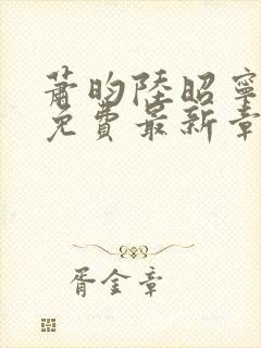 萧昀陆昭宁全文免费最新章节阅读