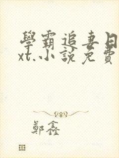 学霸追妻日常txt.小说免费阅读