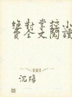 绝对掌控小说免费全文阅读笔趣阁