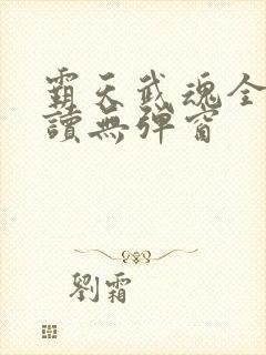 霸天武魂全文阅读无弹窗