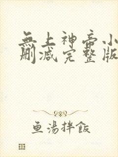 无上神帝小说未删减完整版