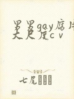 男男gay腐片大尺度cⅴ