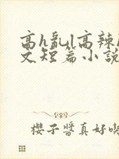 高h乱l高辣h文短篇小说封面
