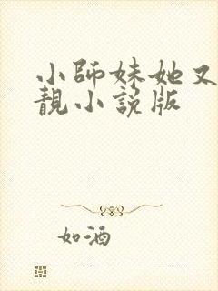 小师妹她又凶又靓小说版封面