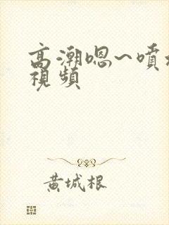 高潮嗯~喷水了视频