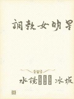 调教女明星h文封面