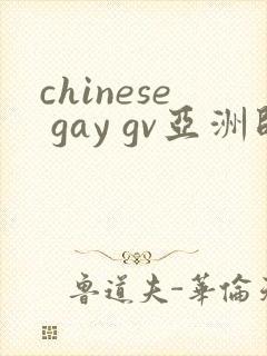 chinese gay gv亚洲帅哥