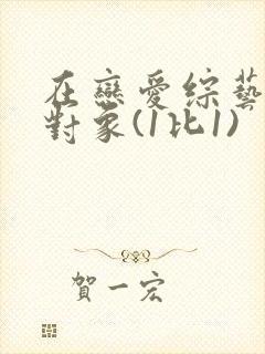在恋爱综艺里搞对象(1比1)封面