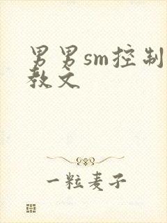 男男sm控制调教文