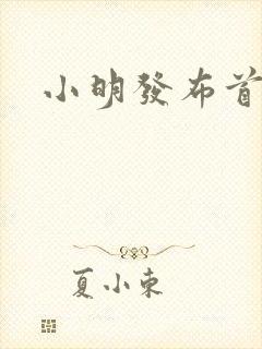 小明发布首页