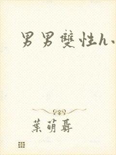 男男双性h小说封面