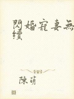 闪婚宠妻无度后续