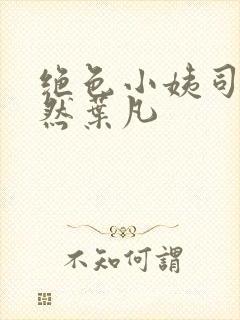 绝色小姨司空嫣然叶凡