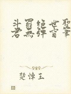 斗罗绝世圣邪帝君无弹窗笔趣阁