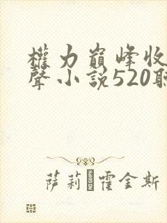 权力巅峰收听有声小说520听书网封面