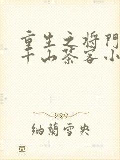 重生之将门毒后千山茶客小说完结版