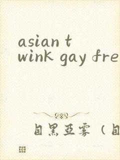 asian twink gay free封面