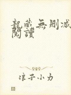 龙藏无删减全本阅读