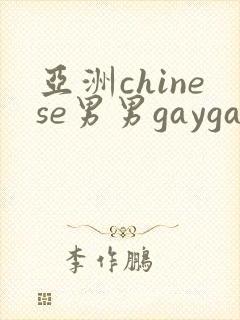亚洲chinese男男gaygay网站