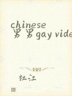 chinese男男gay video